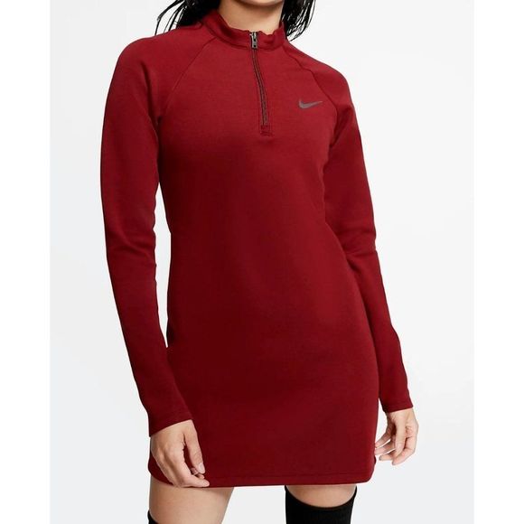 Nike Sportswear Mock Mini Dress Small - Picture 7 of 8
